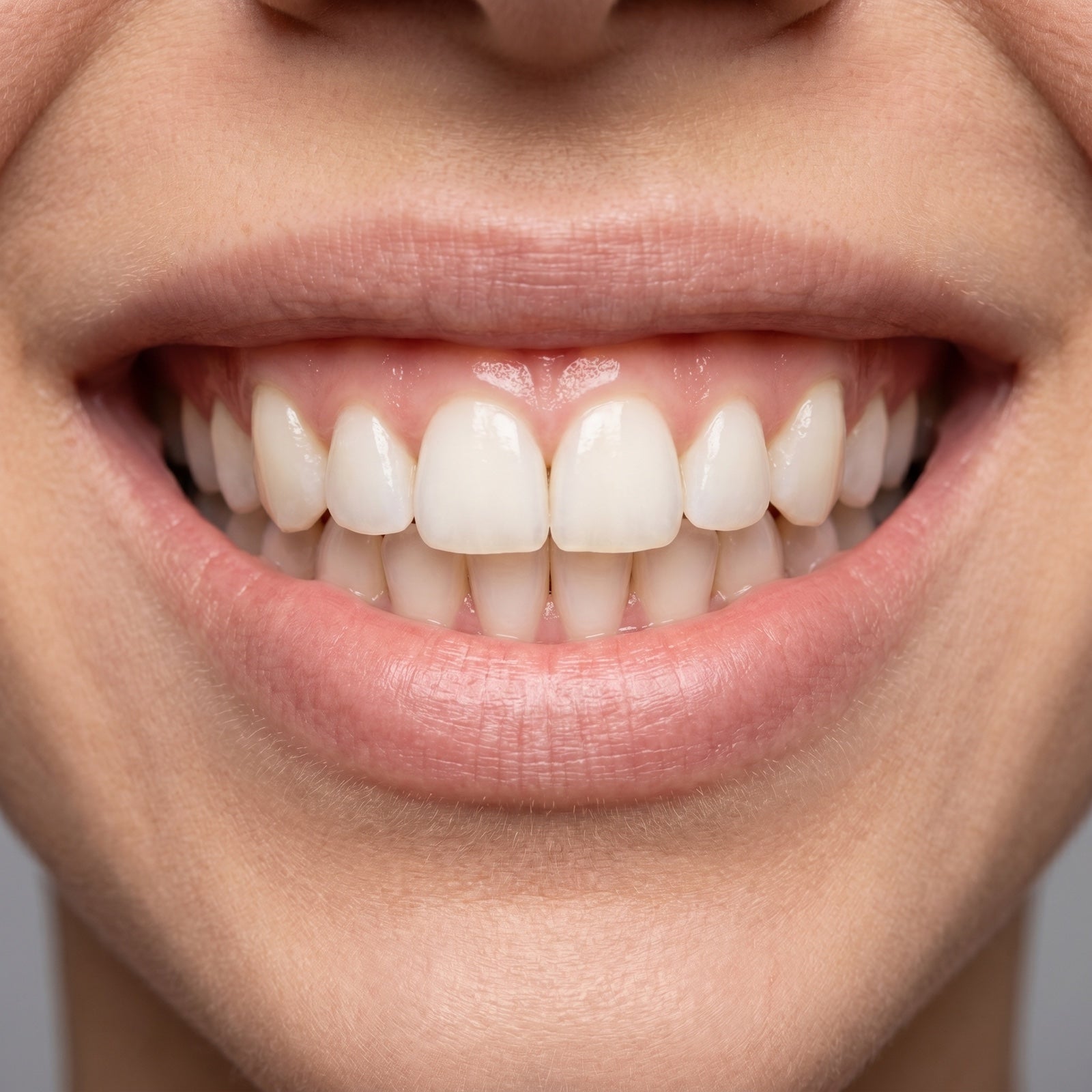 Sorriso del paziente dopo il trattamento Invisalign