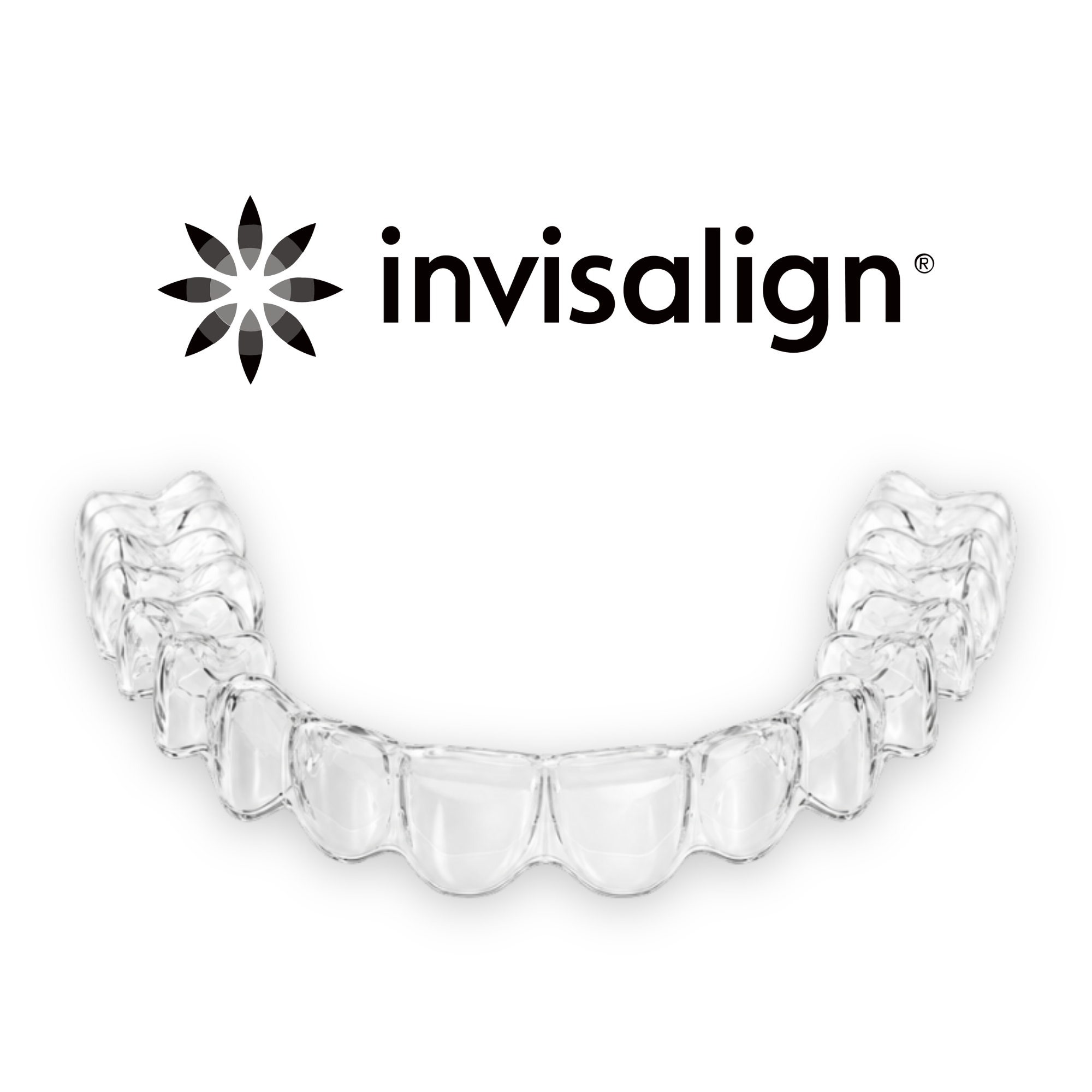 Allineatore Invisalign trasparente